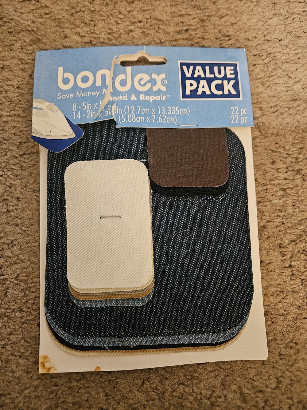 Value Pack Fabric Repair Patches
